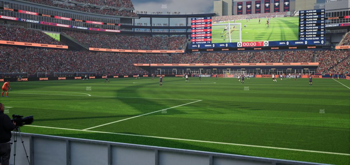 Gillette Stadium - Section 140 Seat View