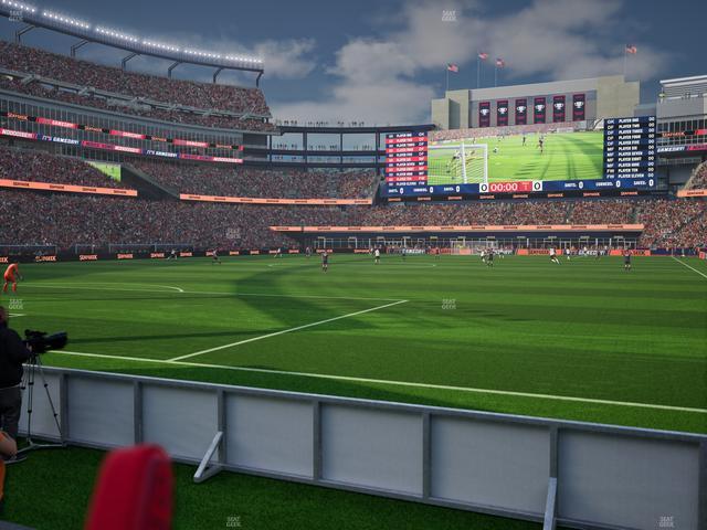 Gillette Stadium - Section 140 Seat View