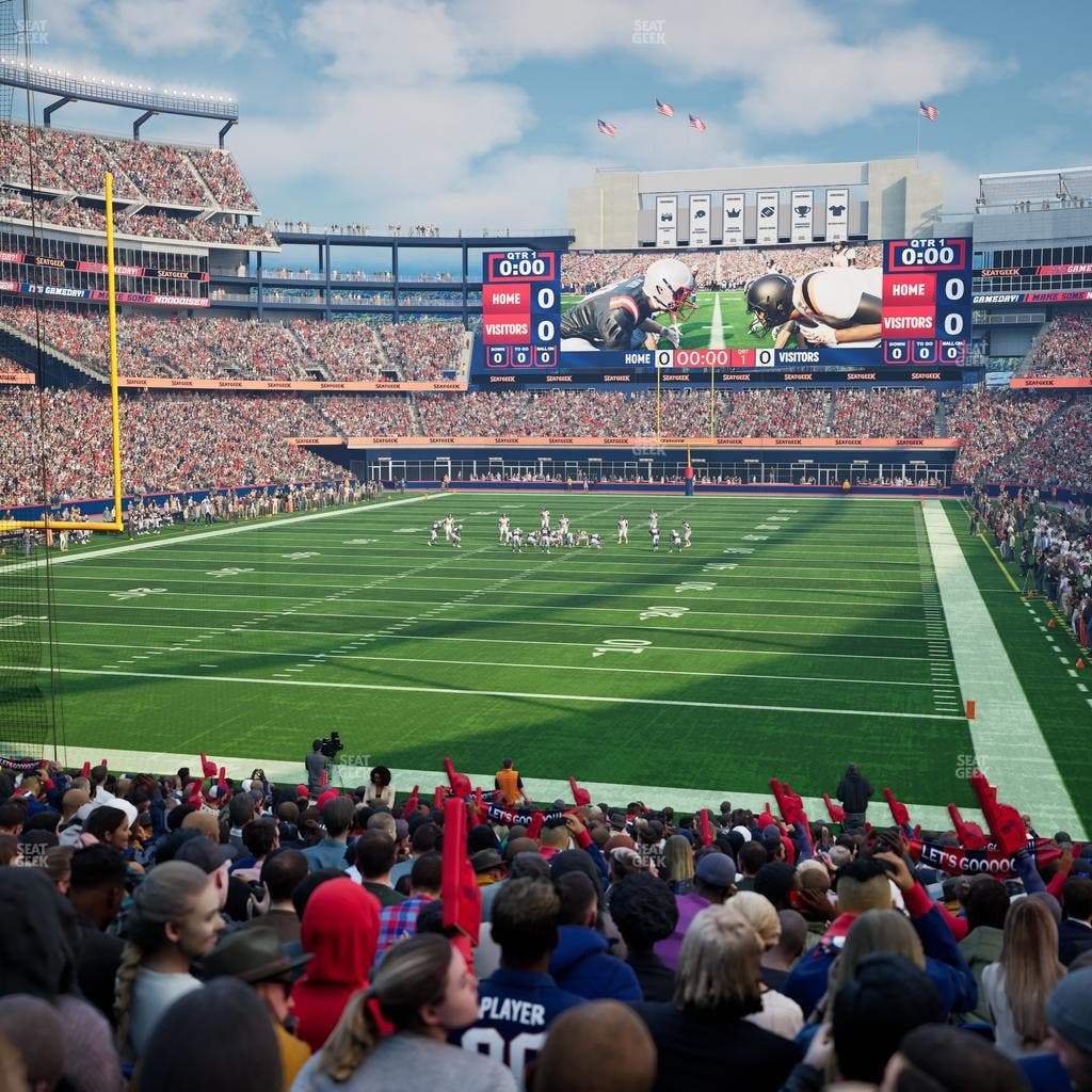 Gillette Stadium - Section 141 Seat View