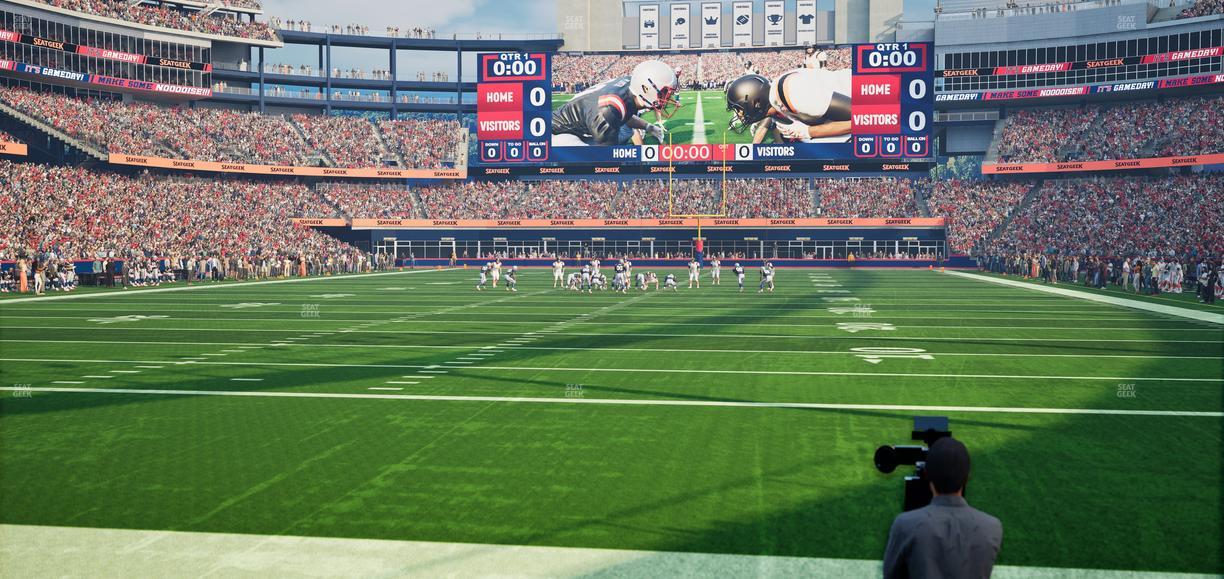 Gillette Stadium - Section 142 Seat View