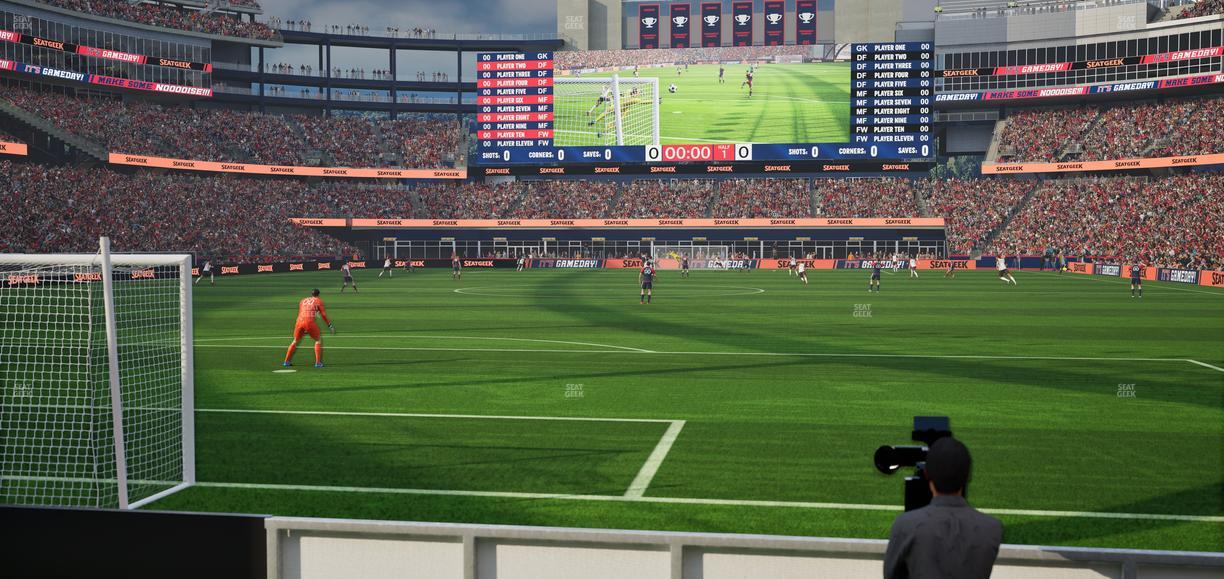 Gillette Stadium - Section 142 Seat View