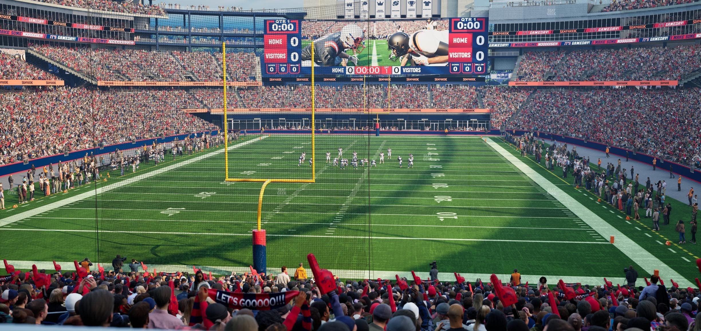 Gillette Stadium - Section 142 Seat View
