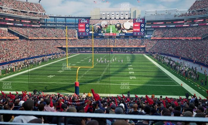 Gillette Stadium - Section 142 Seat View