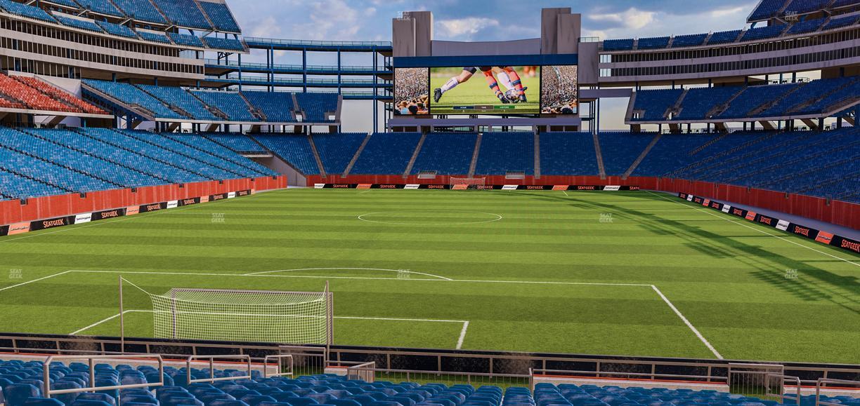 Gillette Stadium - Section 142 Seat View