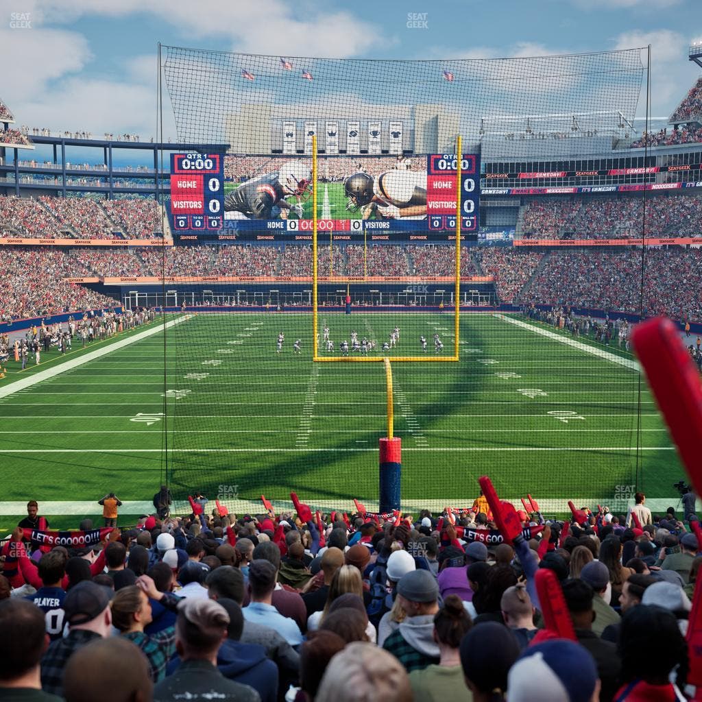Gillette Stadium - Section 143 Seat View