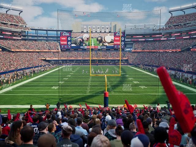 Gillette Stadium - Section 143 Seat View Gillette Stadium - Section 143 Seat View