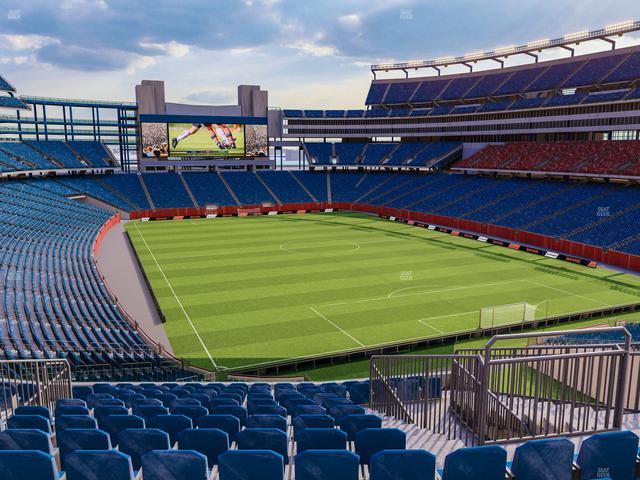 Gillette Stadium - Section 201 Seat View Gillette Stadium - Section 201 Seat View