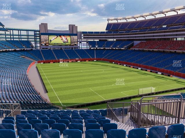 Gillette Stadium - Section 201 Seat View