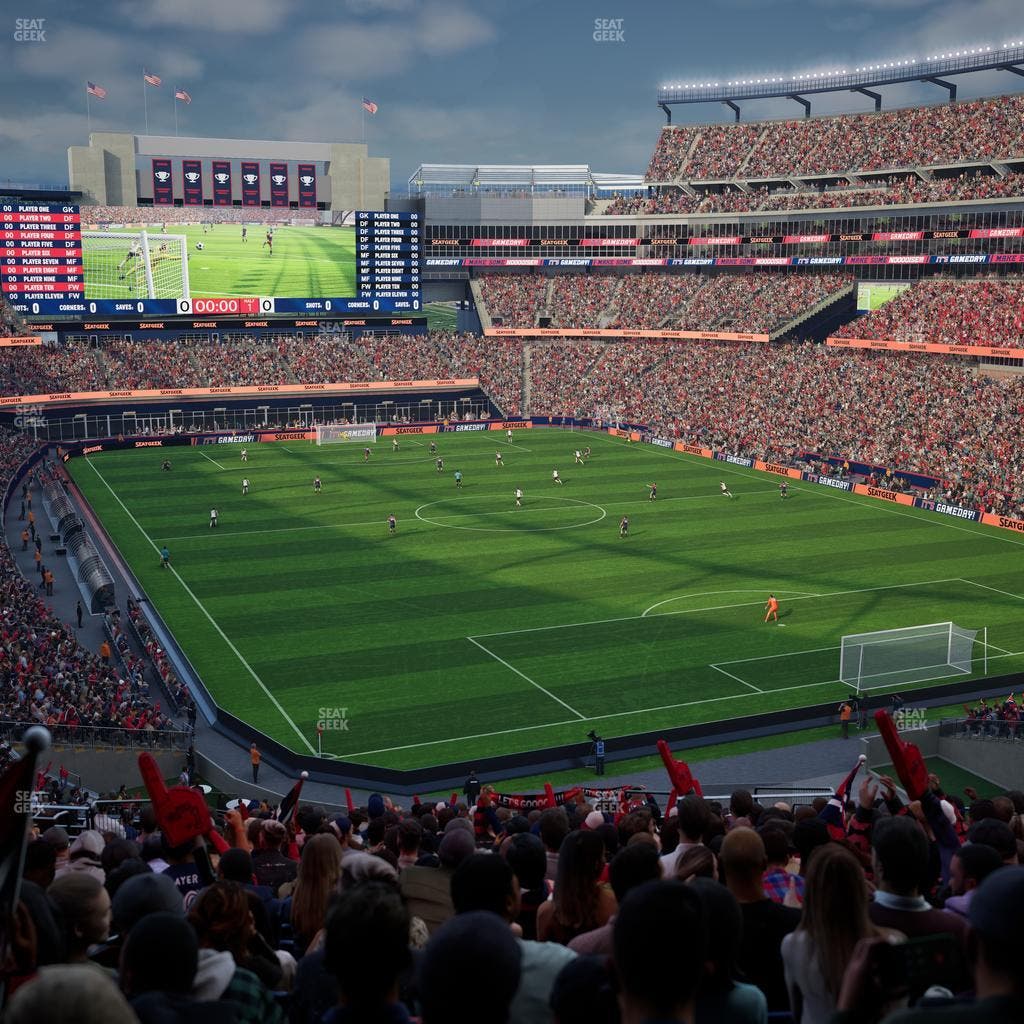 Gillette Stadium - Section 201 Seat View
