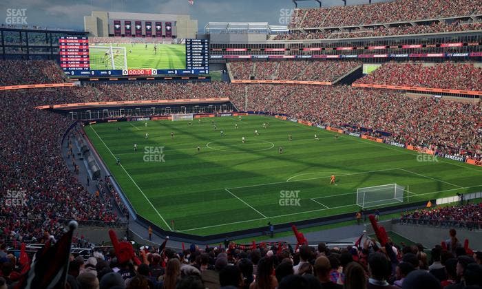 Gillette Stadium - Section 201 Seat View