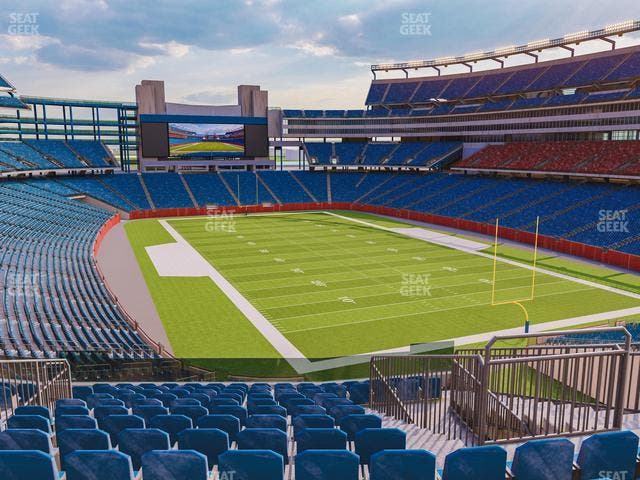 Gillette Stadium - Section 201 Seat View
