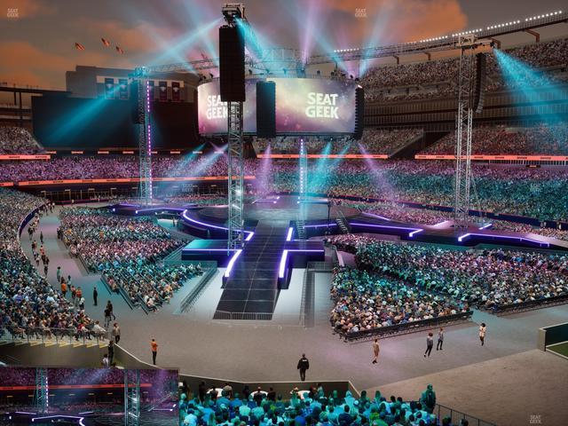 Gillette Stadium - Section 201 Seat View