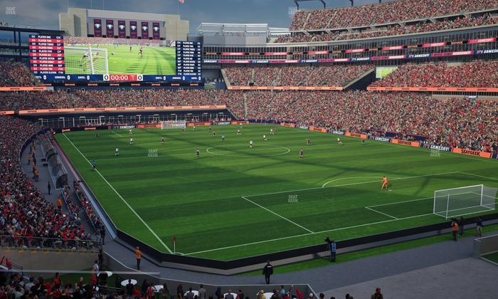 Gillette Stadium - Section 201 Seat View