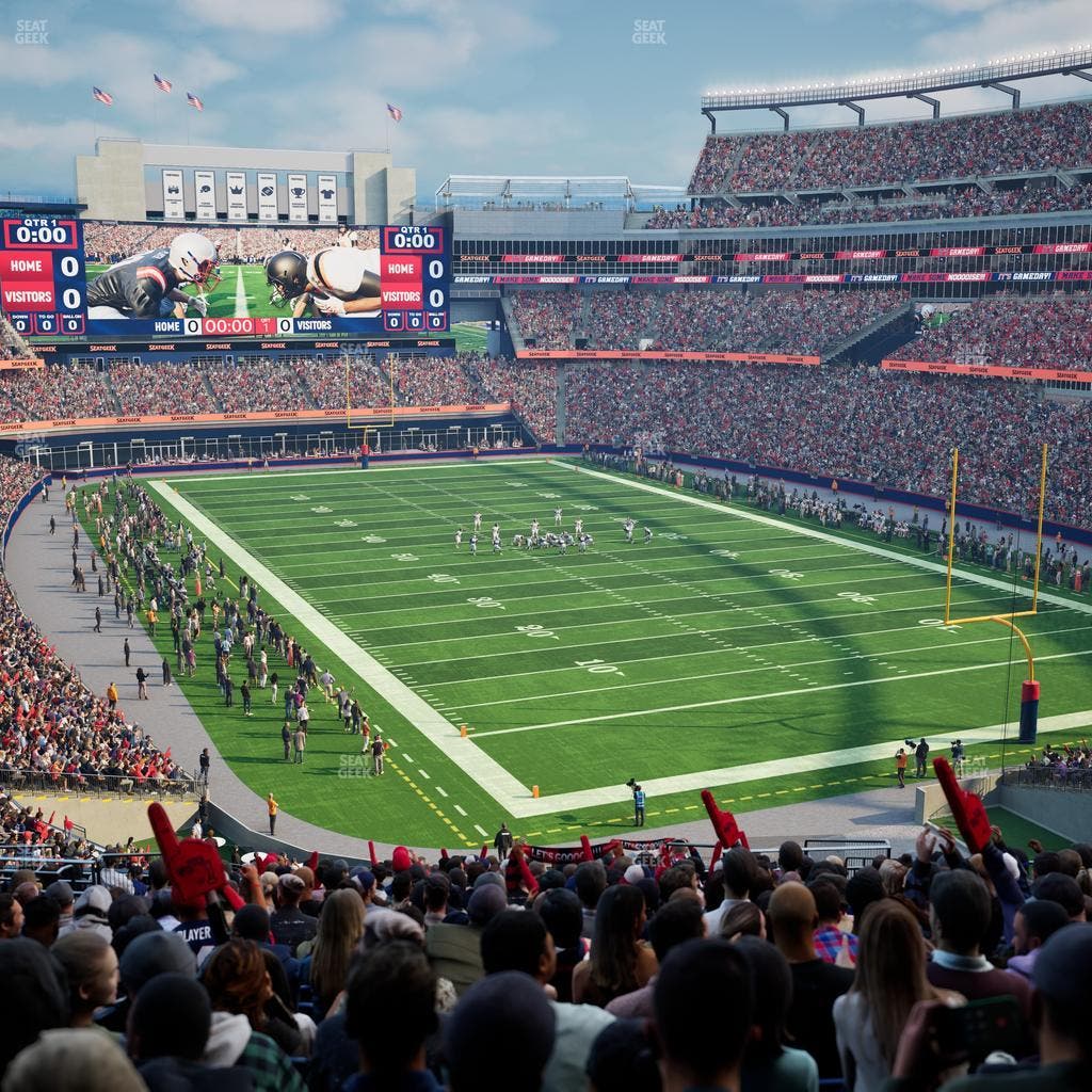 Gillette Stadium - Section 201 Seat View