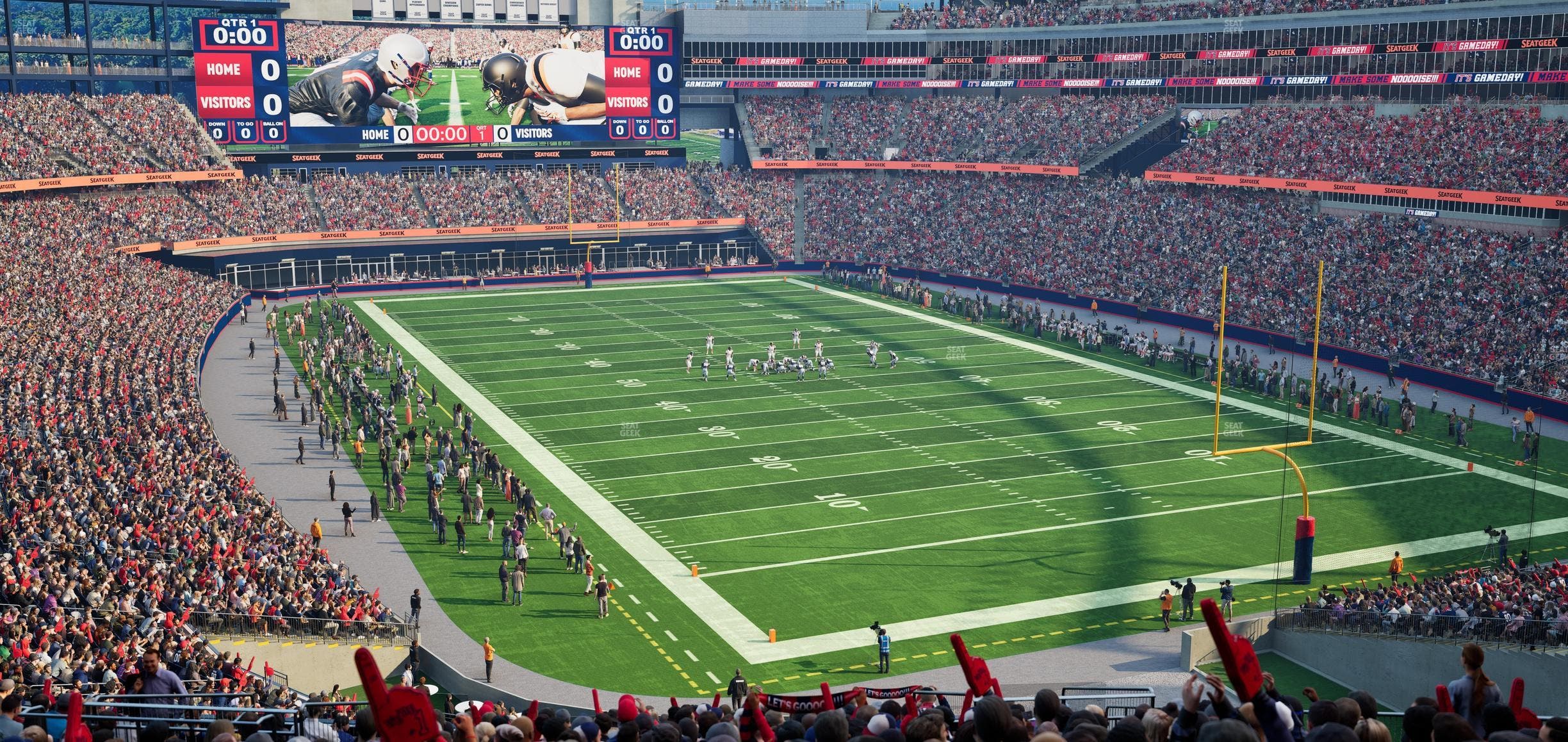 Gillette Stadium - Section 201 Seat View