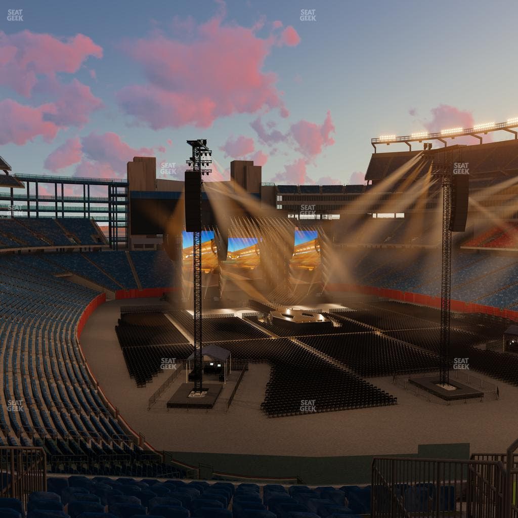 Gillette Stadium - Section 201 Seat View