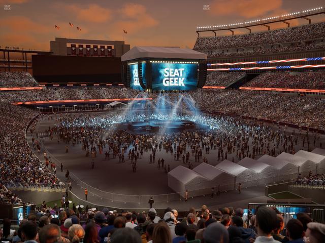Gillette Stadium - Section 201 Seat View Gillette Stadium - Section 201 Seat View