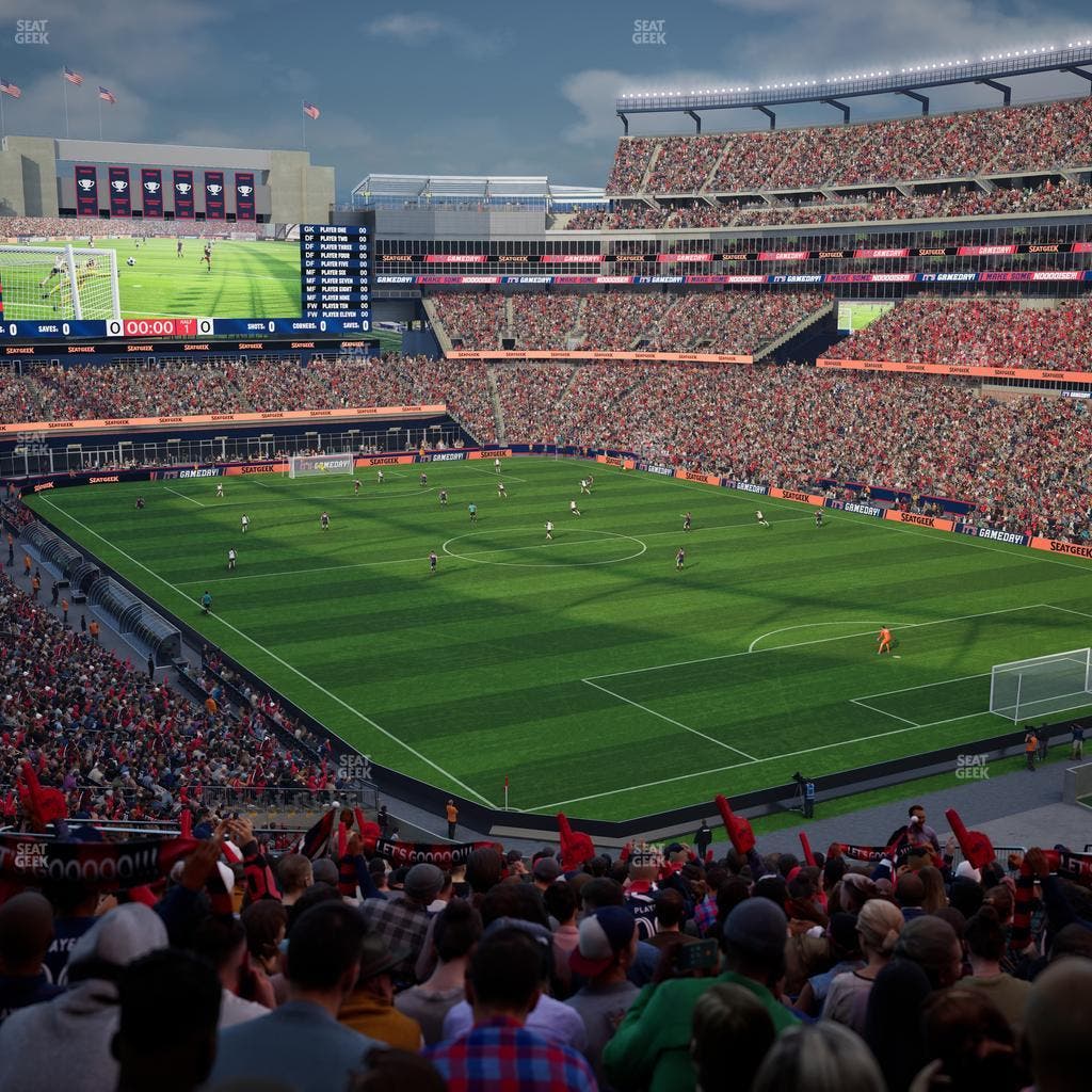 Gillette Stadium - Section 202 Seat View