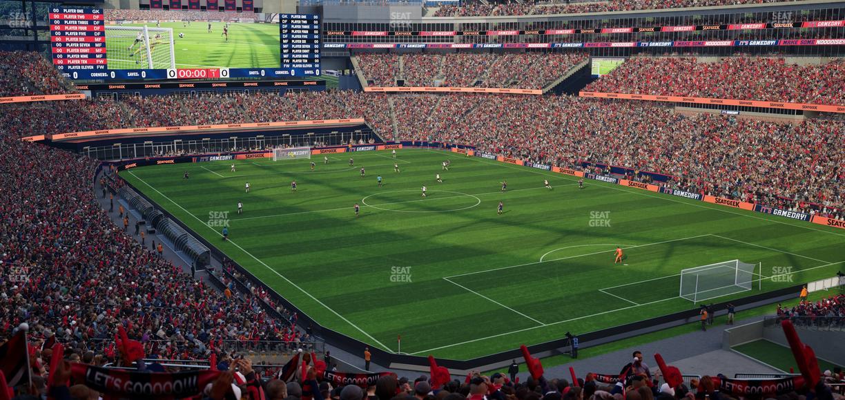 Gillette Stadium - Section 202 Seat View