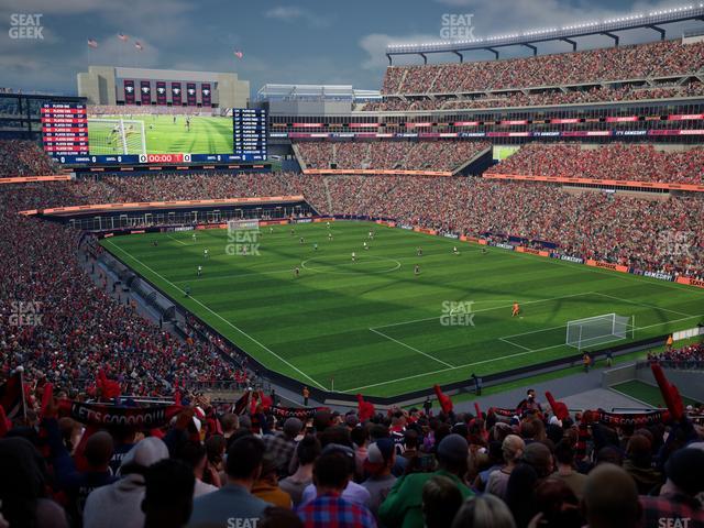 Gillette Stadium - Section 202 Seat View