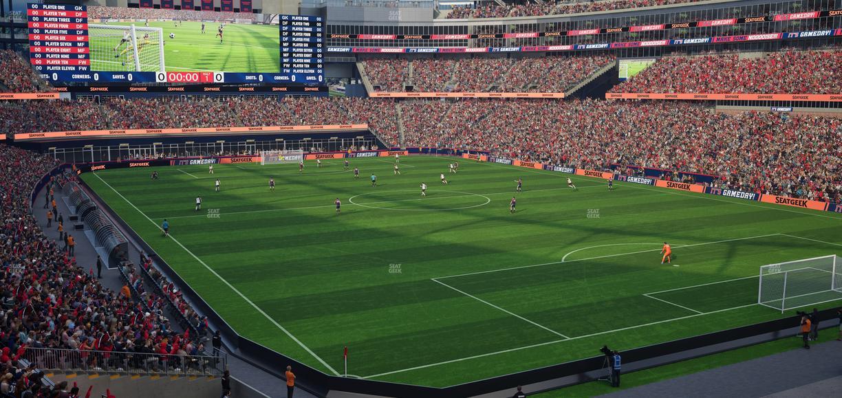 Gillette Stadium - Section 202 Seat View