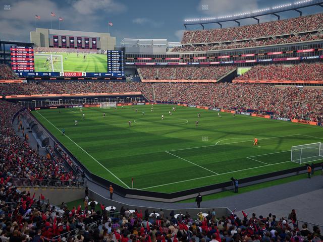 Gillette Stadium - Section 202 Seat View