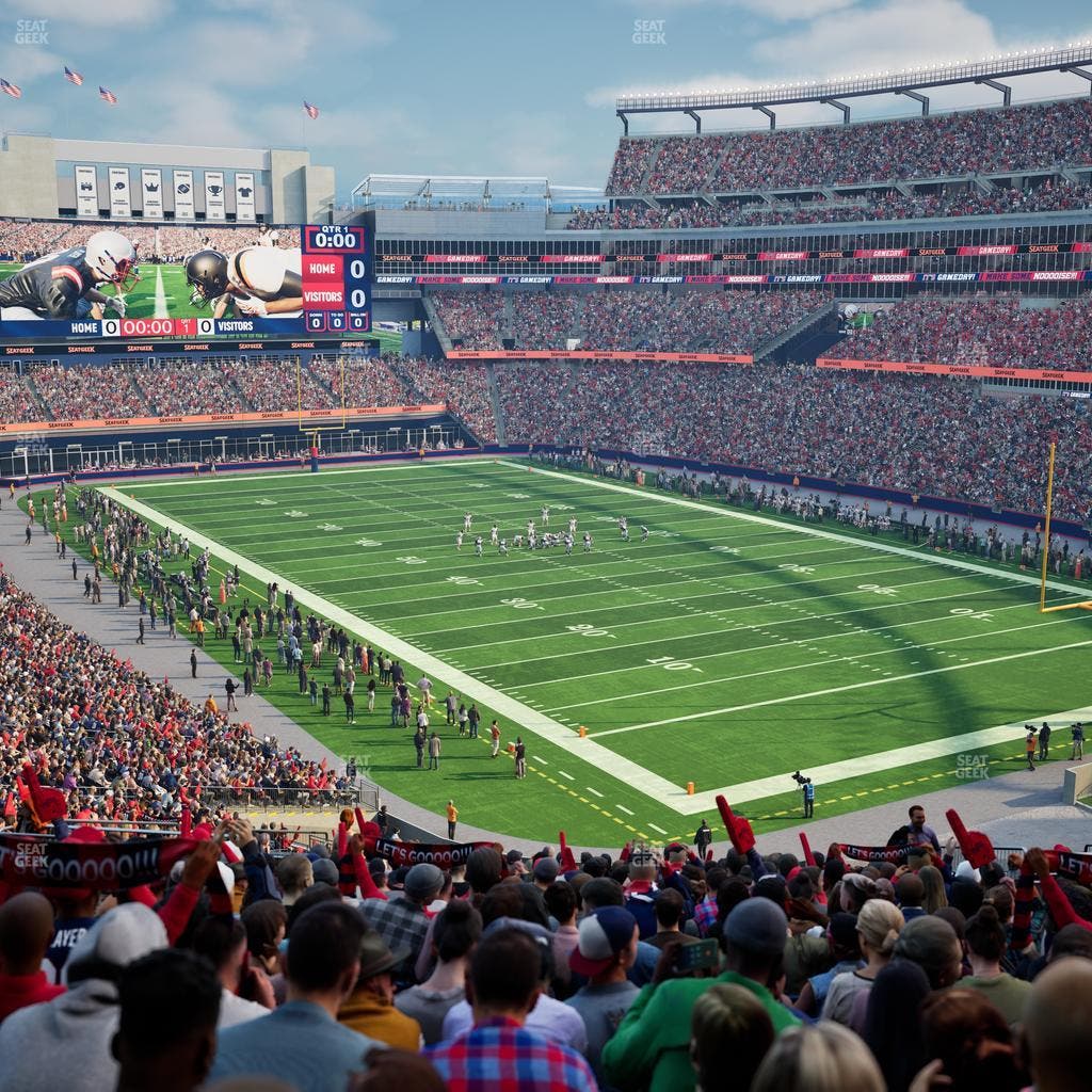 Gillette Stadium - Section 202 Seat View