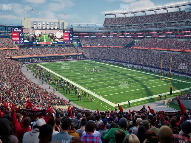 Gillette Stadium - Section 202 Seat View Gillette Stadium - Section 202 Seat View