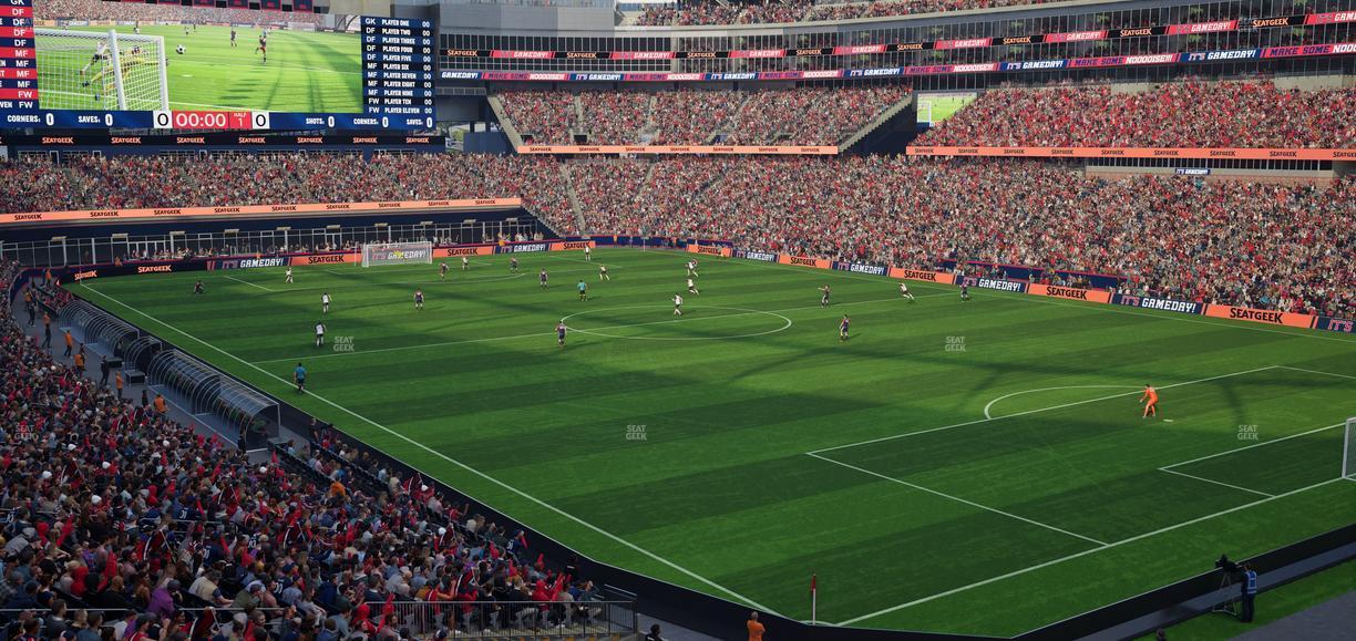 Gillette Stadium - Section 203 Seat View