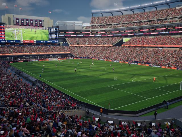 Gillette Stadium - Section 203 Seat View