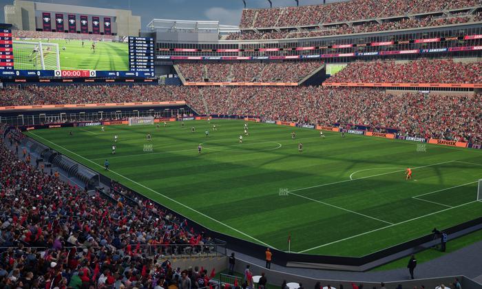 Gillette Stadium - Section 203 Seat View