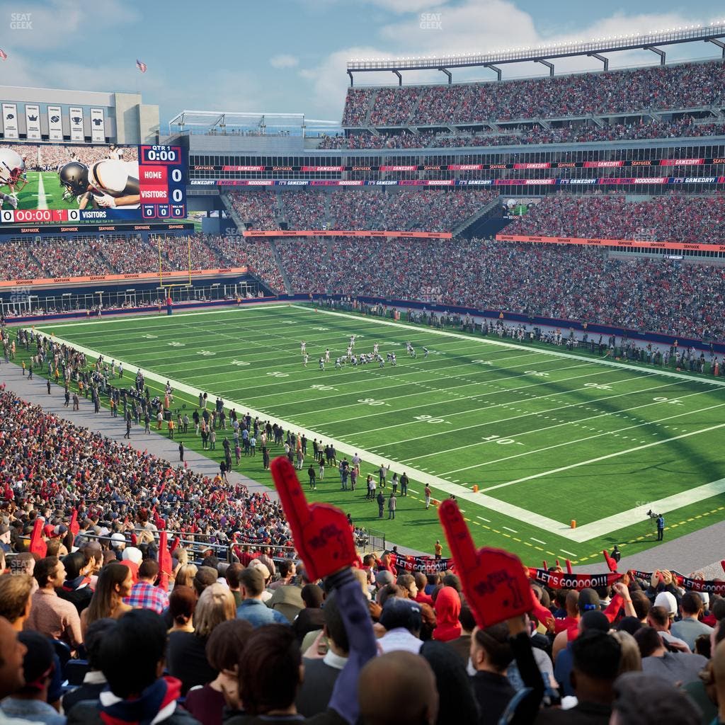 Gillette Stadium - Section 203 Seat View