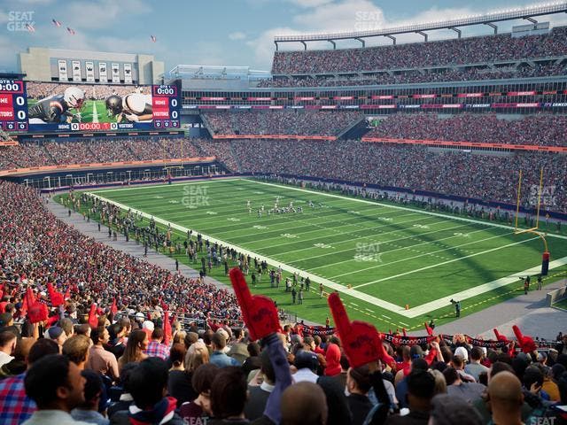 Gillette Stadium - Section 203 Seat View Gillette Stadium - Section 203 Seat View