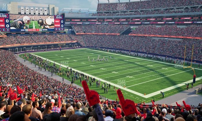 Gillette Stadium - Section 203 Seat View