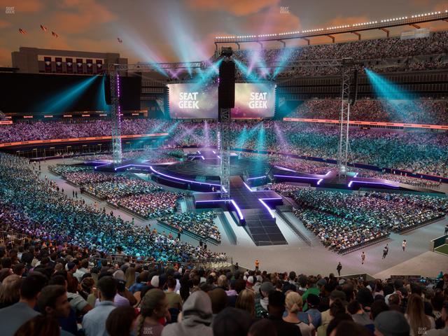 Gillette Stadium - Section 203 Seat View Gillette Stadium - Section 203 Seat View