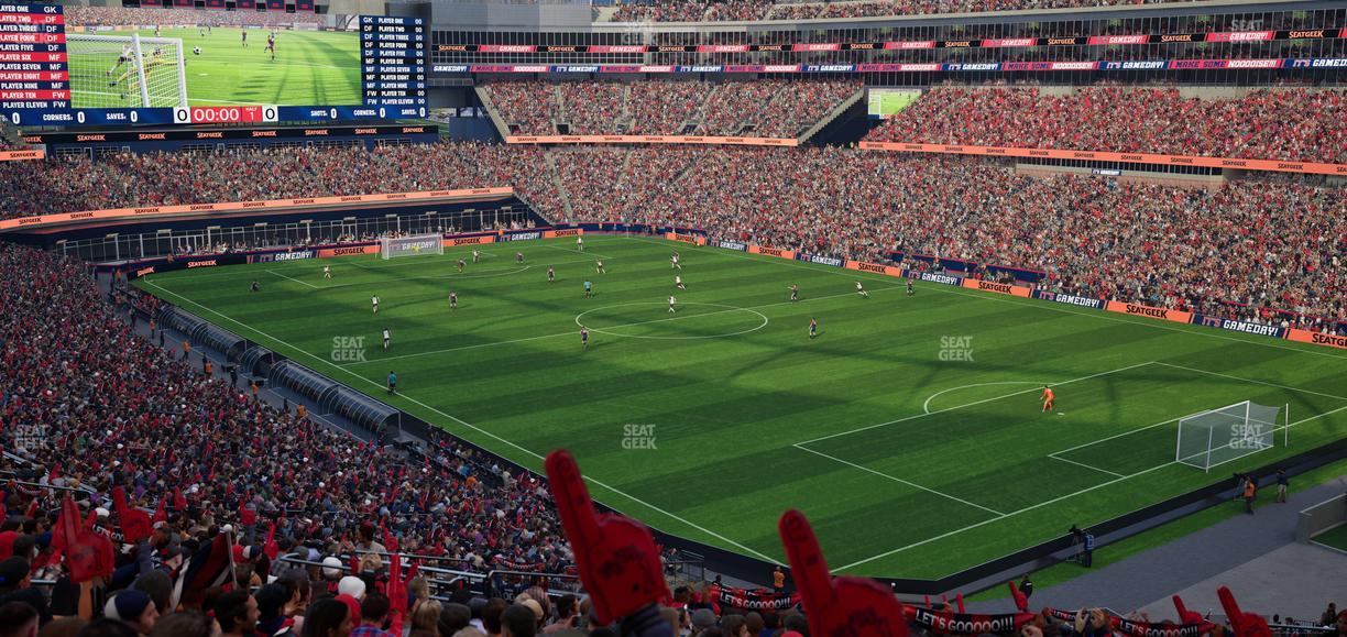 Gillette Stadium - Section 203 Seat View