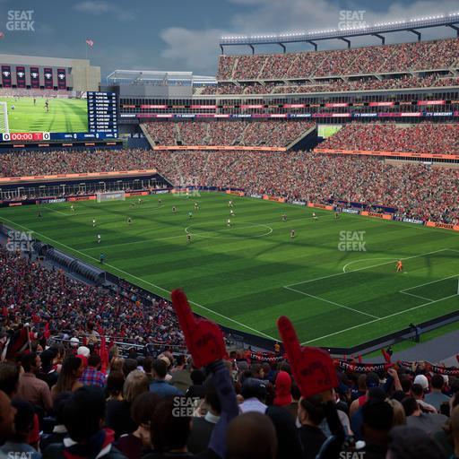 Gillette Stadium - Section 203 Seat View