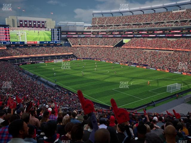 Gillette Stadium - Section 203 Seat View