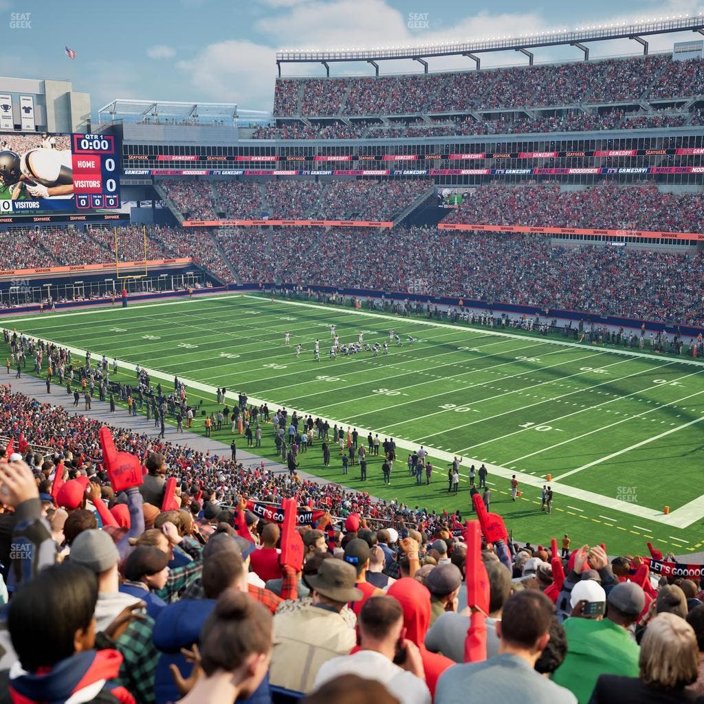 Gillette Stadium - Section 204 Seat View