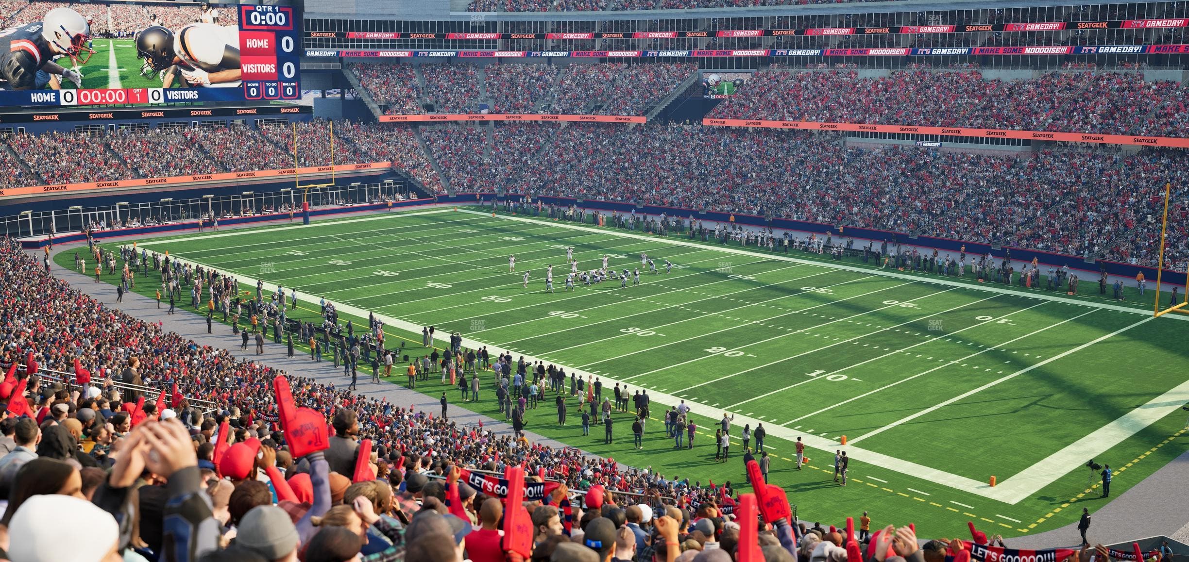 Gillette Stadium - Section 204 Seat View