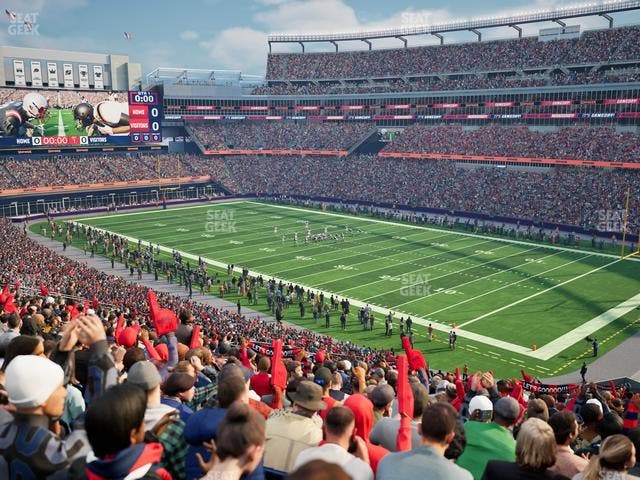 Gillette Stadium - Section 204 Seat View Gillette Stadium - Section 204 Seat View