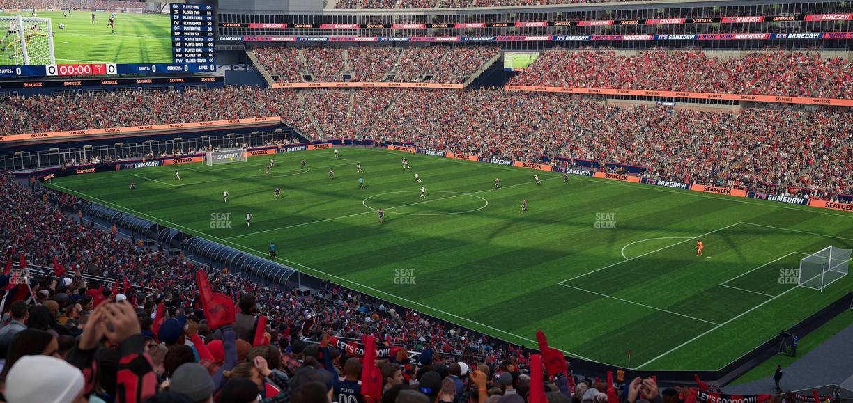 Gillette Stadium - Section 204 Seat View