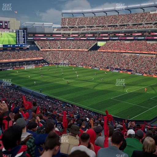 Gillette Stadium - Section 204 Seat View