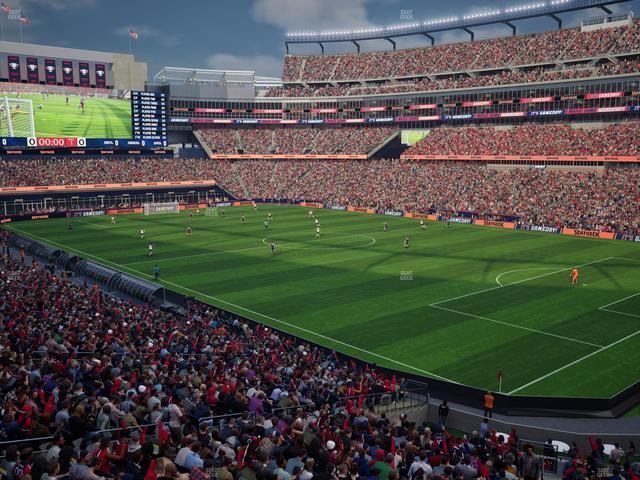 Gillette Stadium - Section 204 Seat View