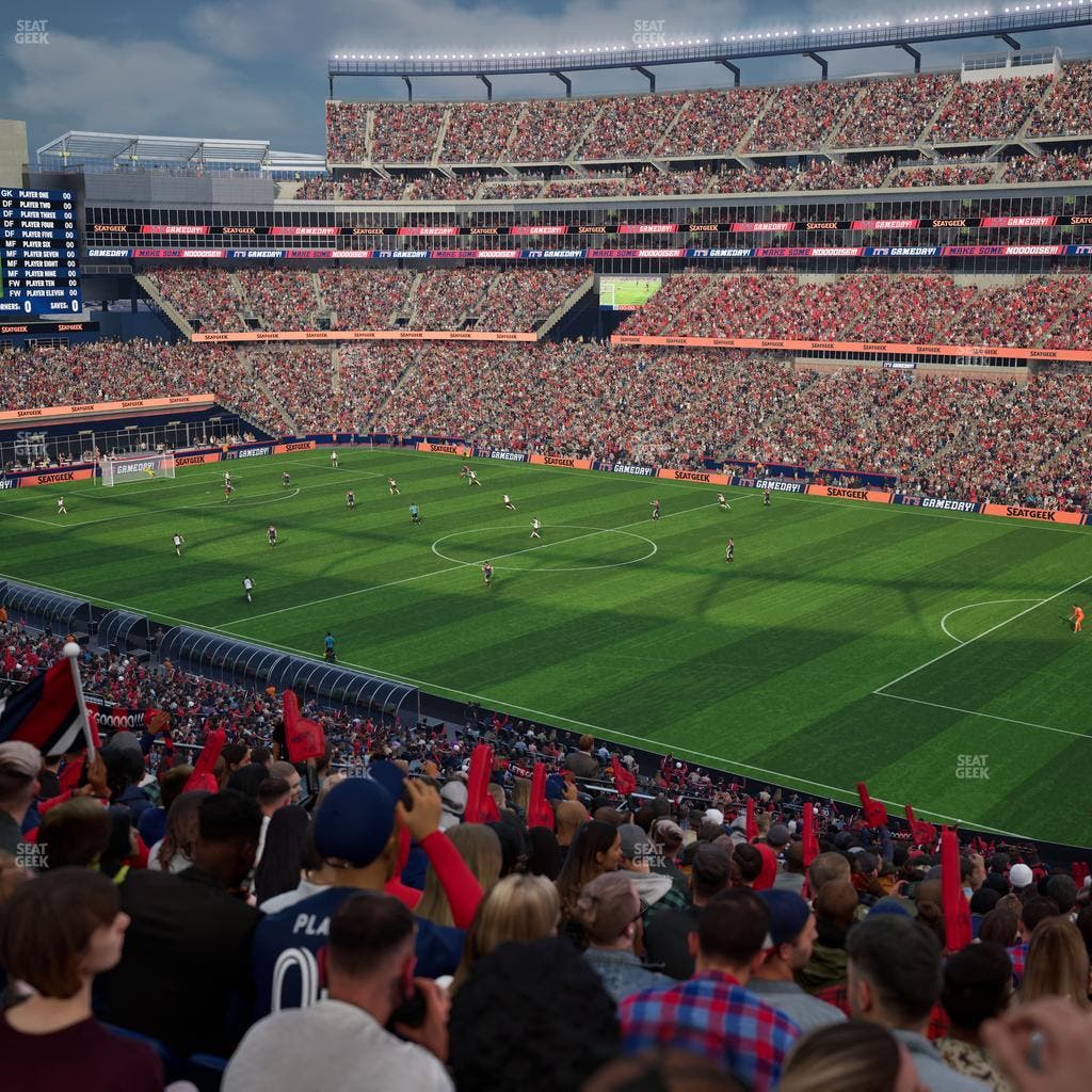Gillette Stadium - Section 205 Seat View