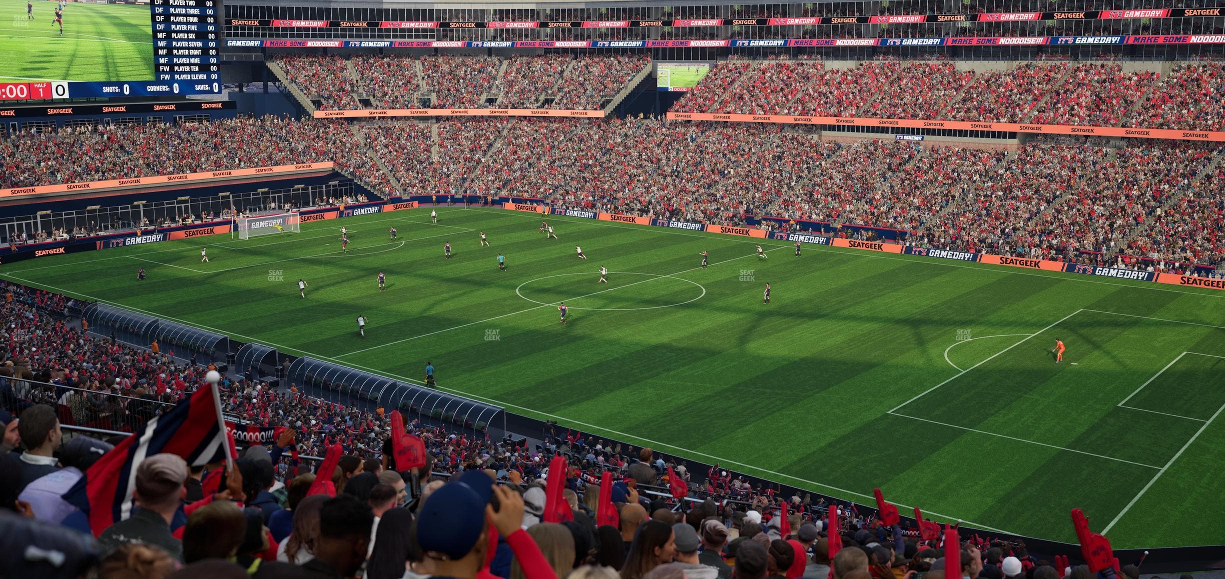 Gillette Stadium - Section 205 Seat View