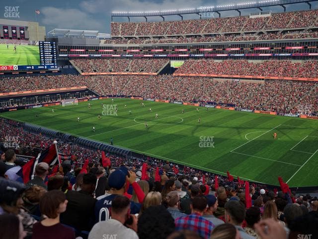 Gillette Stadium - Section 205 Seat View