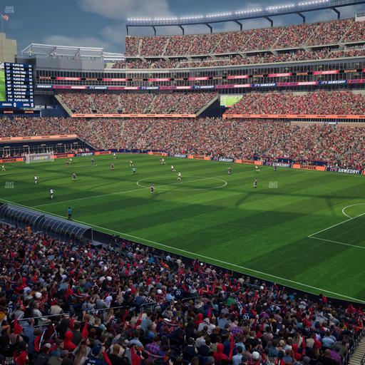 Gillette Stadium - Section 205 Seat View