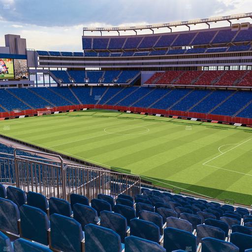 Gillette Stadium - Section 205 Seat View