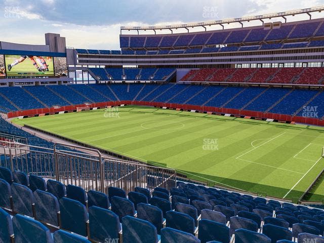 Gillette Stadium - Section 205 Seat View